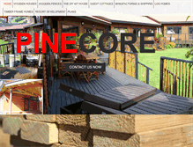Tablet Screenshot of pinecore.co.za